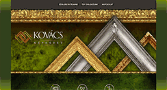 Desktop Screenshot of kovacskepkeret.hu
